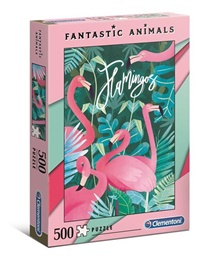 Fantastic Animals Flamingo Pussel, 500 bitar (SE) 1/2019