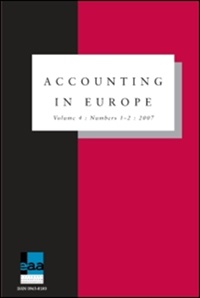 Accounting In Europe (UK) 1/2007