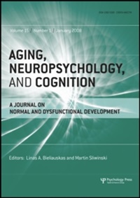 Aging, Neuropsychology, And Cognition (UK) 1/2008