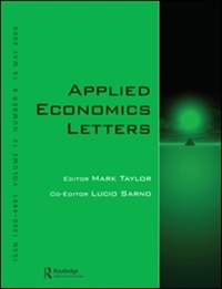 Applied Economics Letters (UK) 1/2010