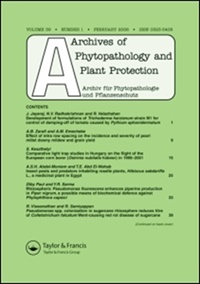 Archives Of Phytopathology & Plant Protection (UK) 1/2010