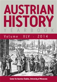 Austrian History Yearbook (UK) 1/2014