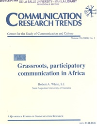 Communication Research Trends (UK) 7/2009