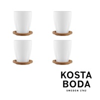 Kosta Boda Bruk mugg 35 cl 4-pack vit (SE) 5/2019