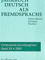 Jahrbuch Deutsch Als Fremdsprache. Intercultural German Studies 2/2011