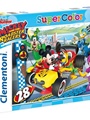 Musse och Racergänget Pussel Supercolors, 104 bitar 1/2019